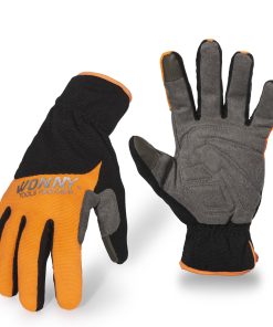 Microfiber Synthetic Leather Pad Palm Work Wholesale Gloves